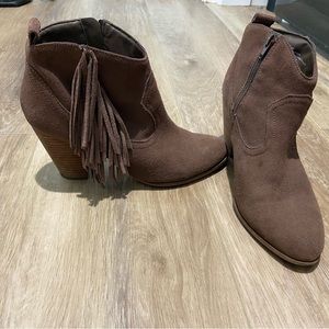 Steve Madden Fringe Booties